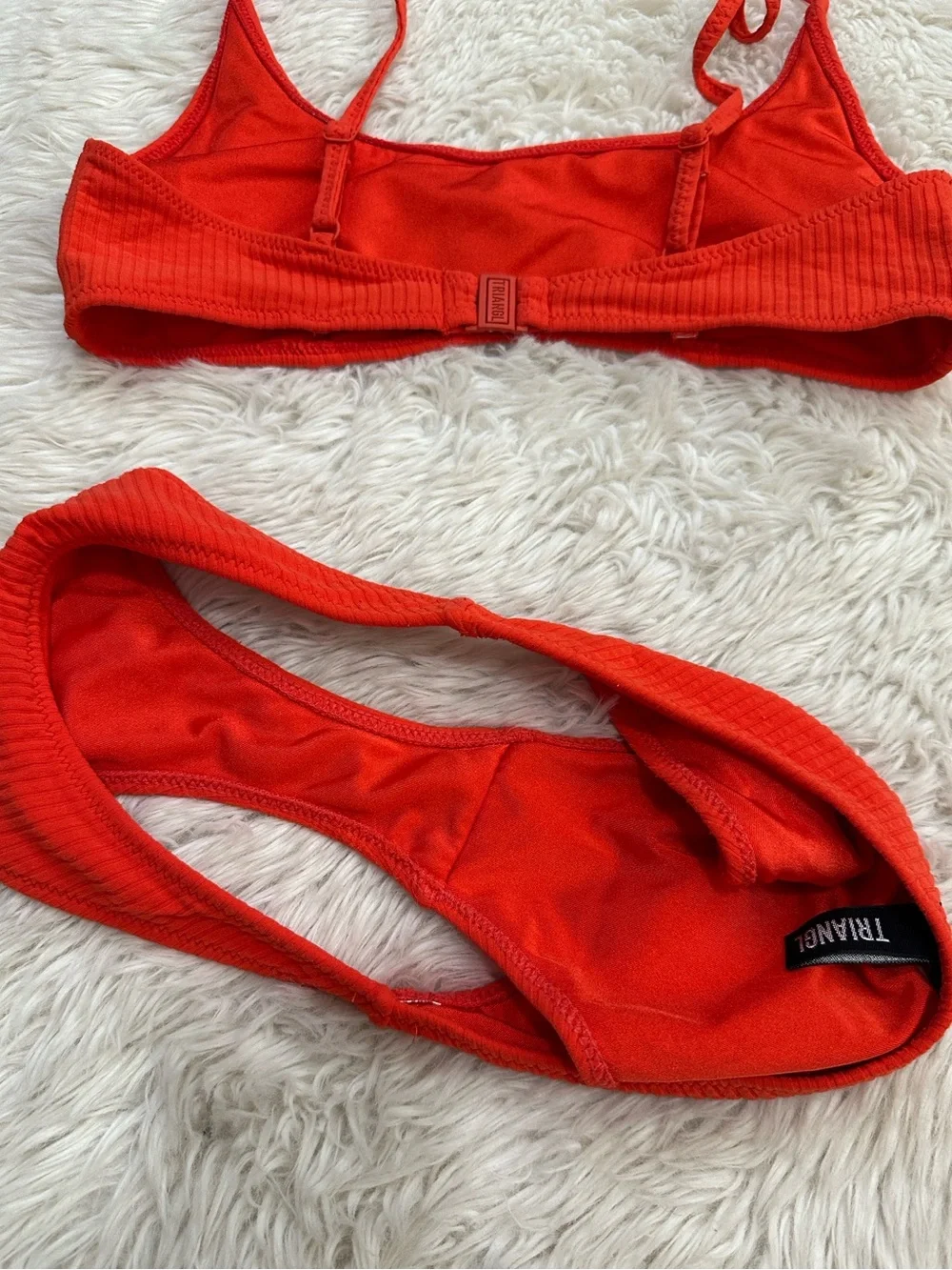 triangl swimwear Ribbed Scoop Bikini Set